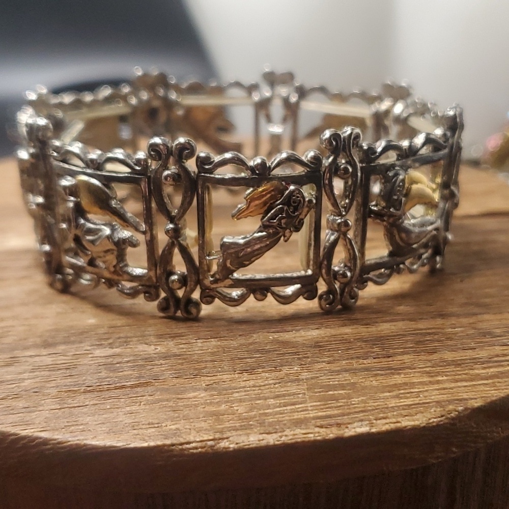 B3228 angel blessings bracelet vintage